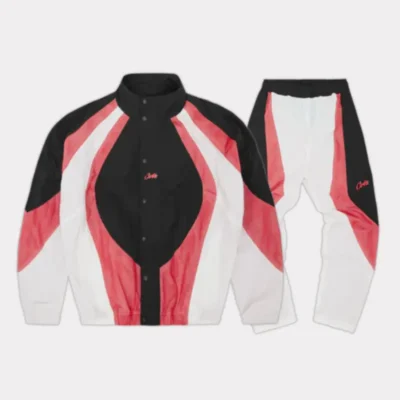 Corteiz Vertigo Shuku Black/Red Tracksuit