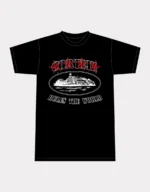 Corteiz 4Starz Alcatraz T shirt Black