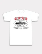 Corteiz 4Starz Alcatraz T shirt White