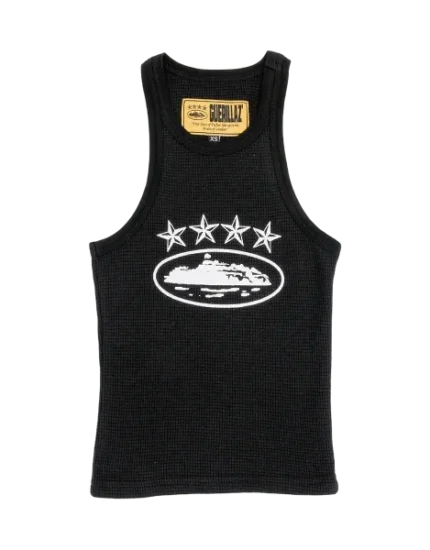 Corteiz 4Starz Motion Womens Tank Top Black