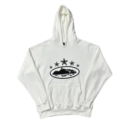 Corteiz 5starz White Hoodie