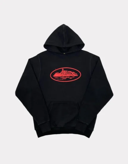 Corteiz Alcatraz Hoodie red