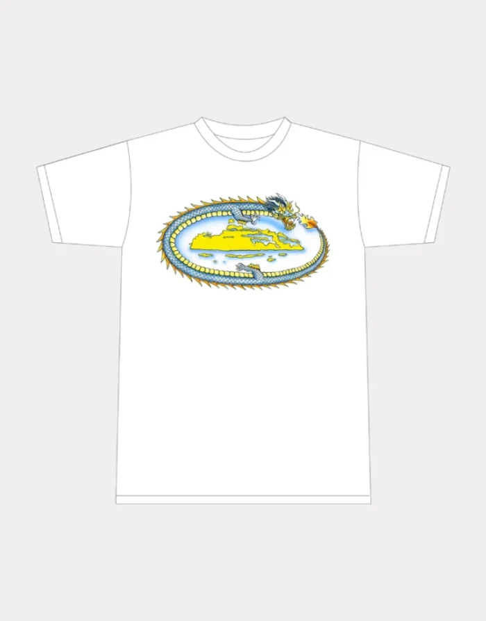 Corteiz Dragon T shirt White
