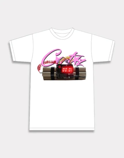 Corteiz No Time 4 Luv T shirt White