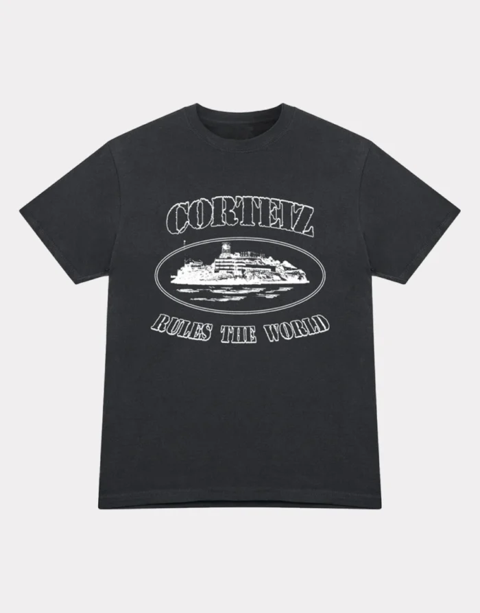 Corteiz OG Alcatraz T Shirt Black