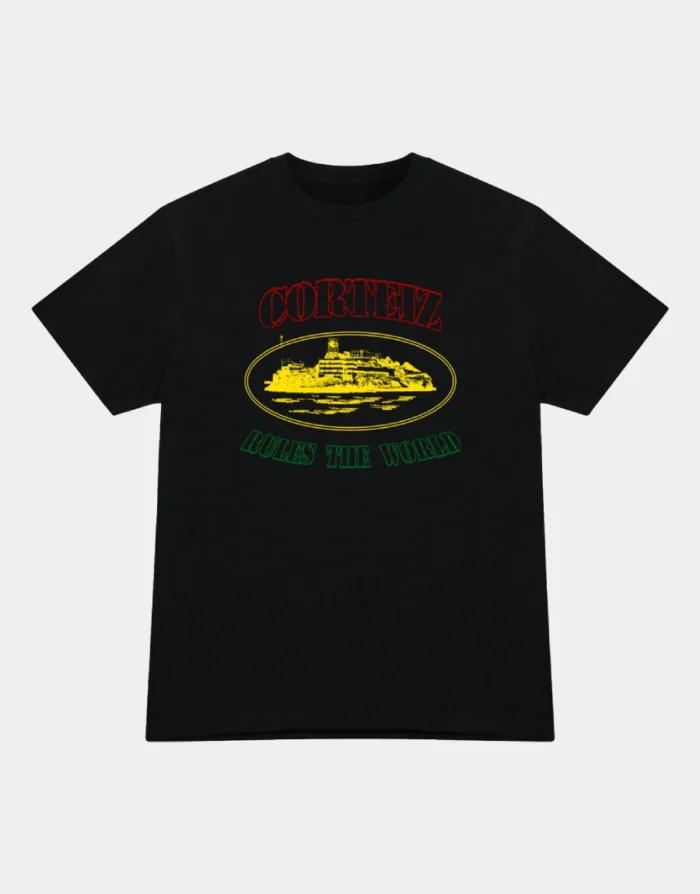 Corteiz OG Carni Alcatraz T shirt Black