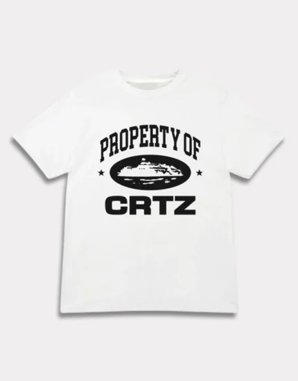Corteiz OG Property Of Crtz T Shirt White