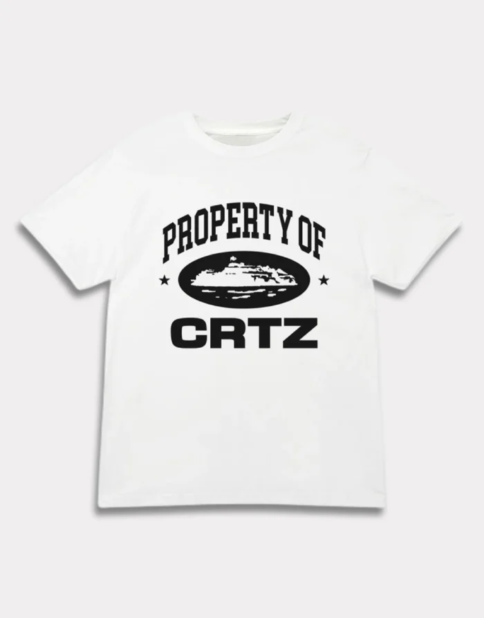 Corteiz OG Property Of Crtz T Shirt White