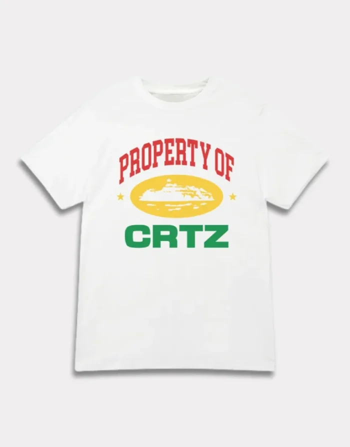Corteiz Property Of Crtz Carni T shirt White