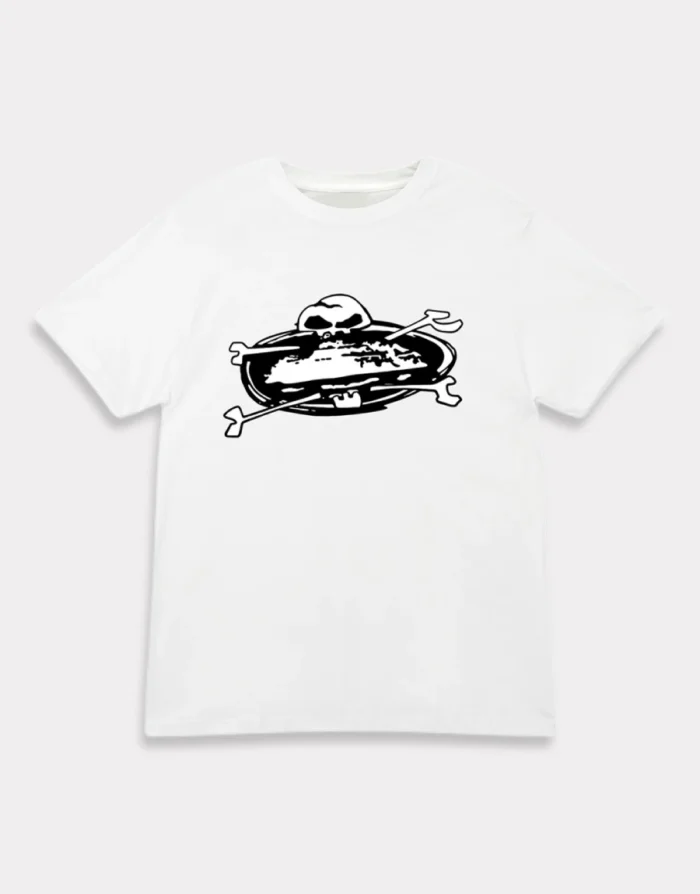 Corteiz Skull Island T shirt White