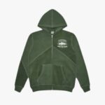 Corteiz Superior V2 Zip Up Hoodie Forrest Green